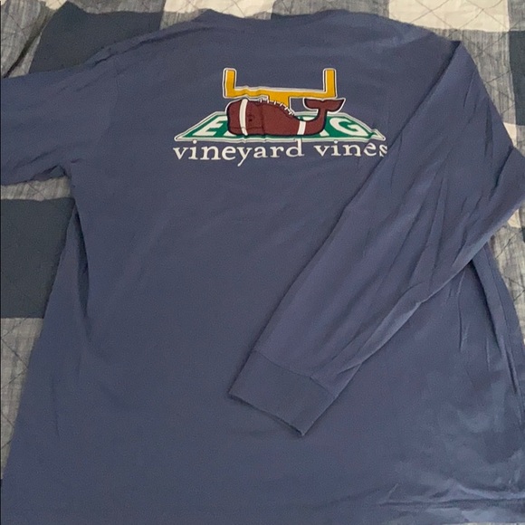 Vineyard Vines Blue Football T-Shirt - Picture 4 of 4
